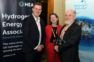 HEA CEO Dr Emma Guthrie with attendees at the HEA's State of the Hydrogen Nation Report launch event